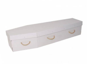 Cardboard Coffin White