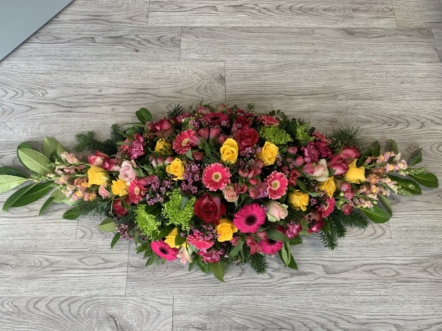 Funeral Flowers Double Ended Coffin Spray From £150