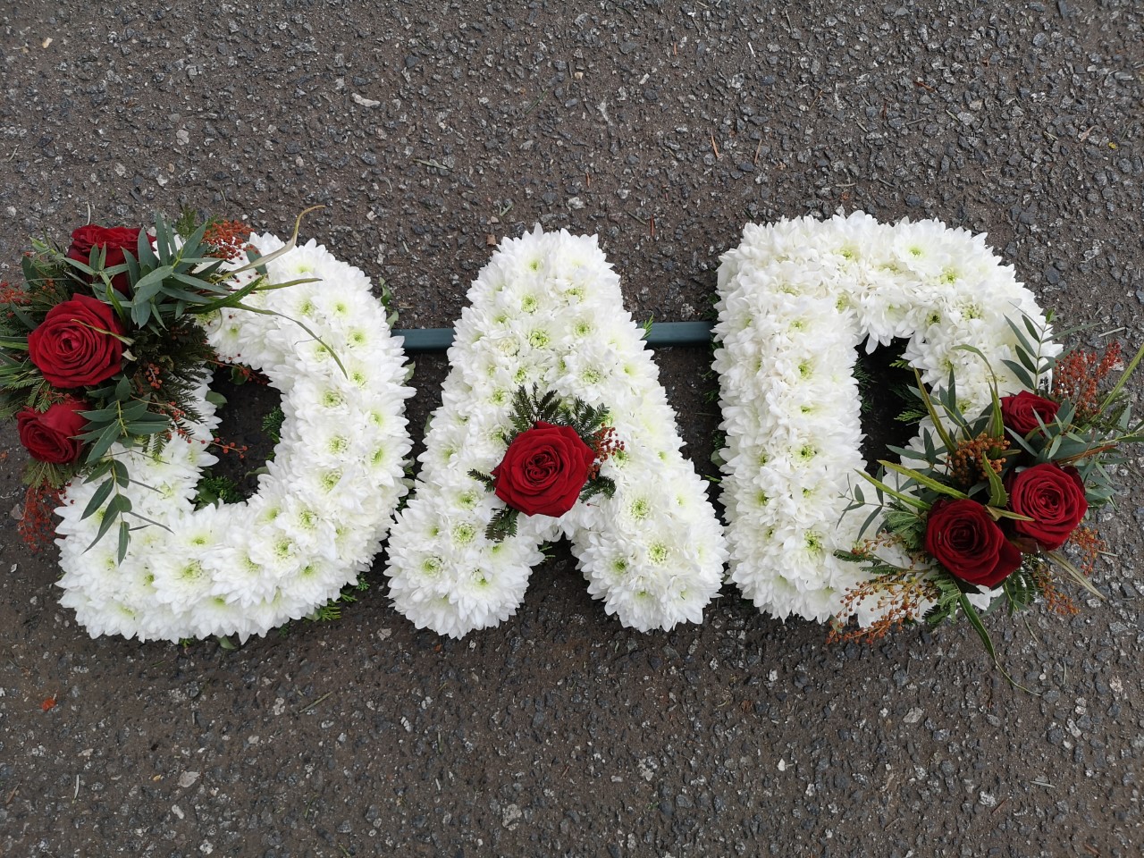 Funeral Flowers Dad Tribute £135