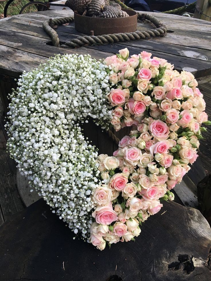 Funeral Flowers Split Open Heart From £65
