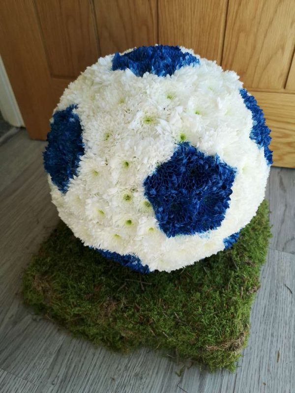Football Funeral Flowers