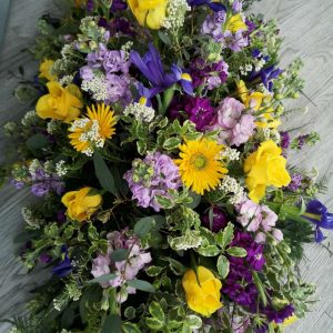 Double Ended Mixed Spray Funeral Flowers