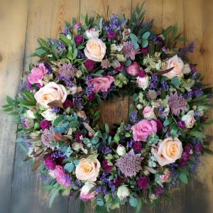 Mixed Wreath Funeral Flowers